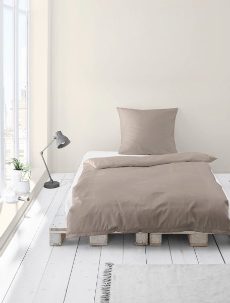 BIERBAUM Bettwäsche "Biber Uni" 3 Stk. tlg. Schlichtes Unidesign: Zeitlos u günstig online kaufen