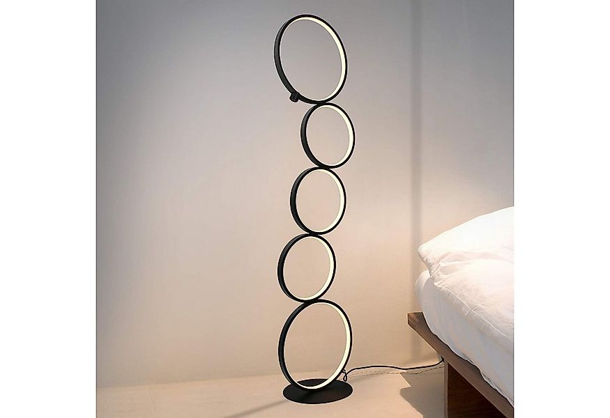 Nettlife LED Stehlampe Standleuchte 5 Birne in Ringform, LED fest integrier günstig online kaufen