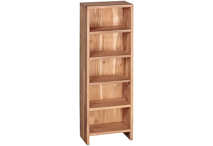 FINEBUY CD-Regal SuVa3539_1, Akazie Massivholz 90 cm, Standregal für CDs, C günstig online kaufen