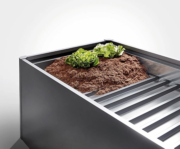 Biohort Hochbeet-Zwischenboden "für 0,5x0,5m, dunkelgrau-metallic, 1-teilig günstig online kaufen