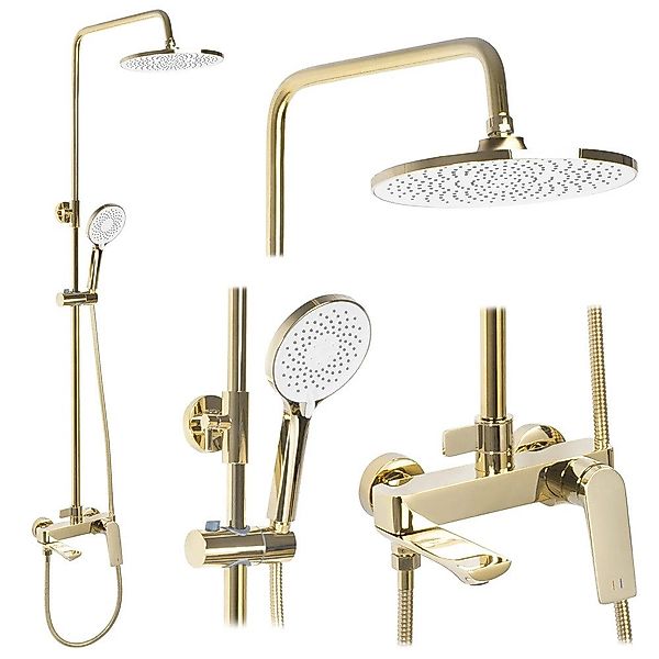 wohnwerk.idee Duschsystem Duscharmatur Dusche Regendusche Avalon günstig online kaufen