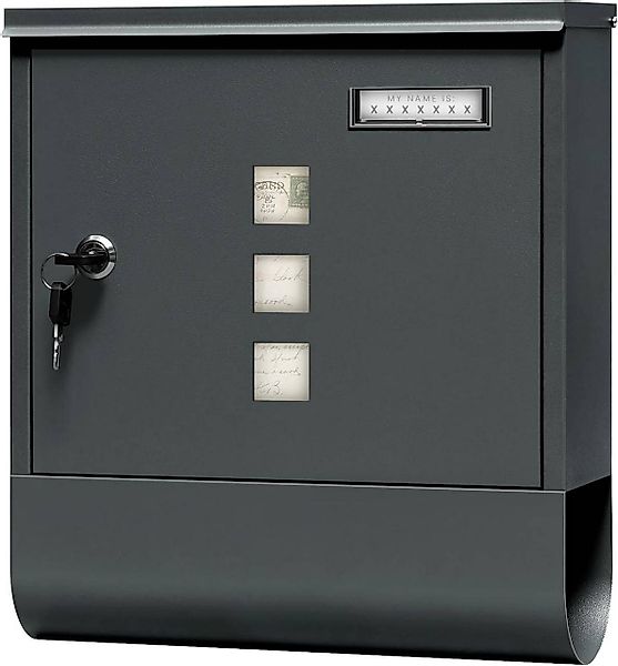 Woltu Wandbriefkasten (1-St), Postkasten mit 2 günstig online kaufen