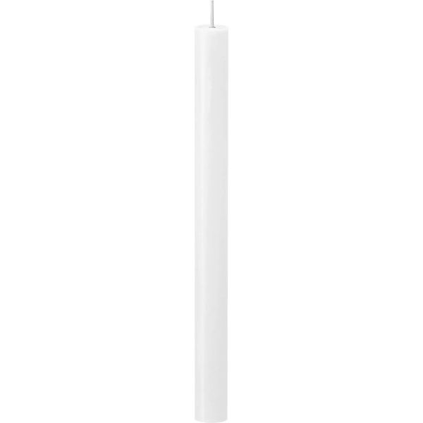 Bolsius Rustik-Kerze Shine Ø 2,3 cm x 27 cm Wolkiges Weiß günstig online kaufen