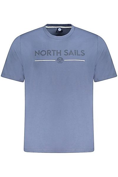 North Sails T-Shirt Herren Kurzarm T-Shirt Blau mit Rundhals & günstig online kaufen