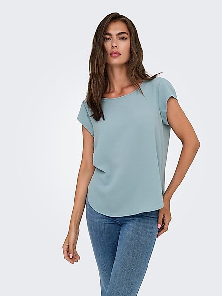 ONLY Kurzarmbluse ONLVIC S/S SOLID TOP günstig online kaufen