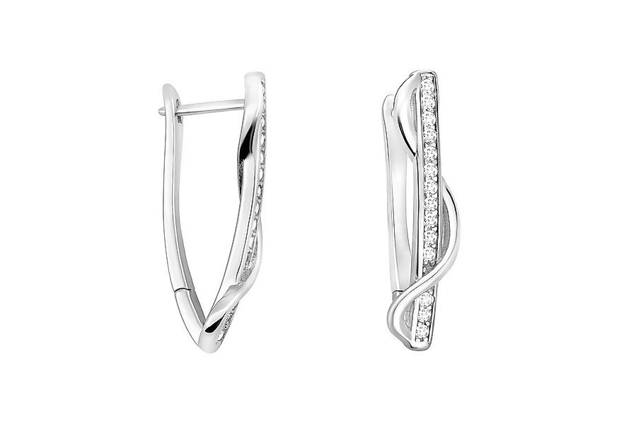 Sofia Milani Paar Ohrhänger Gebogen, 925 Silber Damen Schmuck - E1753 günstig online kaufen