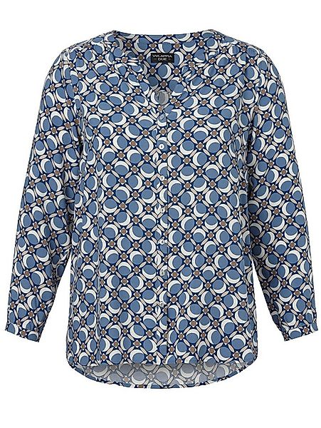 VIA APPIA Langarmbluse Bluse V-Ausschnitt 1/1 Arm Druck günstig online kaufen
