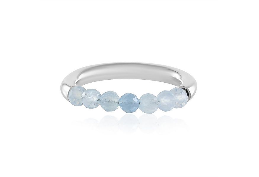 Cavill Silberring Cavill 1,43 ct Aquamarin Ring platinierter 925er Silber E günstig online kaufen