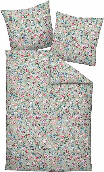 Janine Janine Mako-Satin Bettwäsche MILANO 45110 multicolor Größe:  135x200 günstig online kaufen