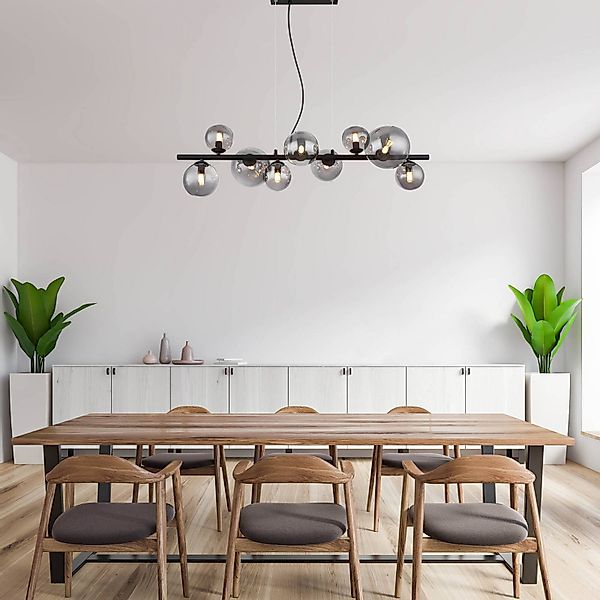 GLOBO LIGHTING LED-Hängeleuchte RIHA, Leuchtmittel wechselbar, Warmweiß, De günstig online kaufen