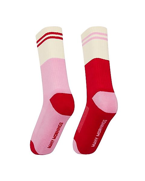Many Mornings Sportsocken Many Mornings Sport Red Romance (1 Paar, 1-Paar, günstig online kaufen