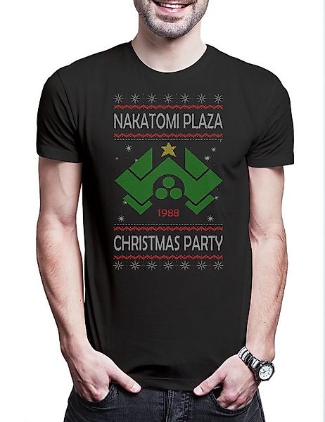 Urban Backwoods Print-Shirt Nakatomi Plaza Christmas Herren T-Shirt Merry H günstig online kaufen