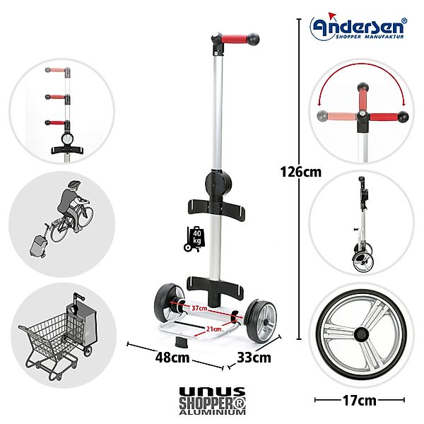 Andersen Einkaufstrolley Unus Shopper MIX A20, günstig online kaufen
