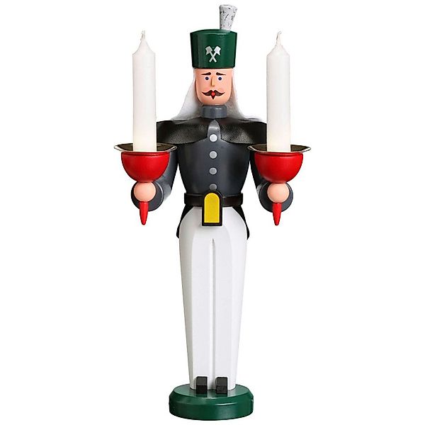 Seiffener Volkskunst Weihnachtsfigur Lichterfigur Bergmann farbig (1 St), H günstig online kaufen