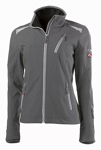 fortis Softshelljacke Damen-SoftsheLjacke twenty-four, dunkelgrau/heLgrau, günstig online kaufen