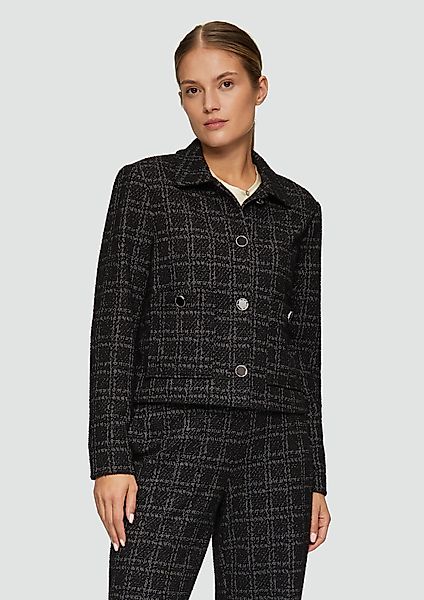 s.Oliver BLACK LABEL Jackenblazer Bouclé-Jacke mit günstig online kaufen