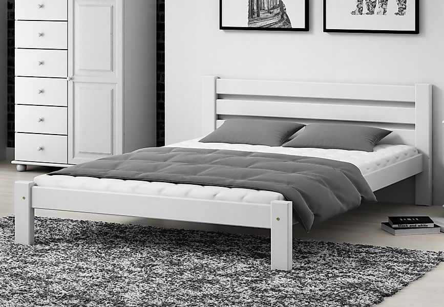 Home Collective Holzbett Einzelbett Massivholz Bett günstig online kaufen