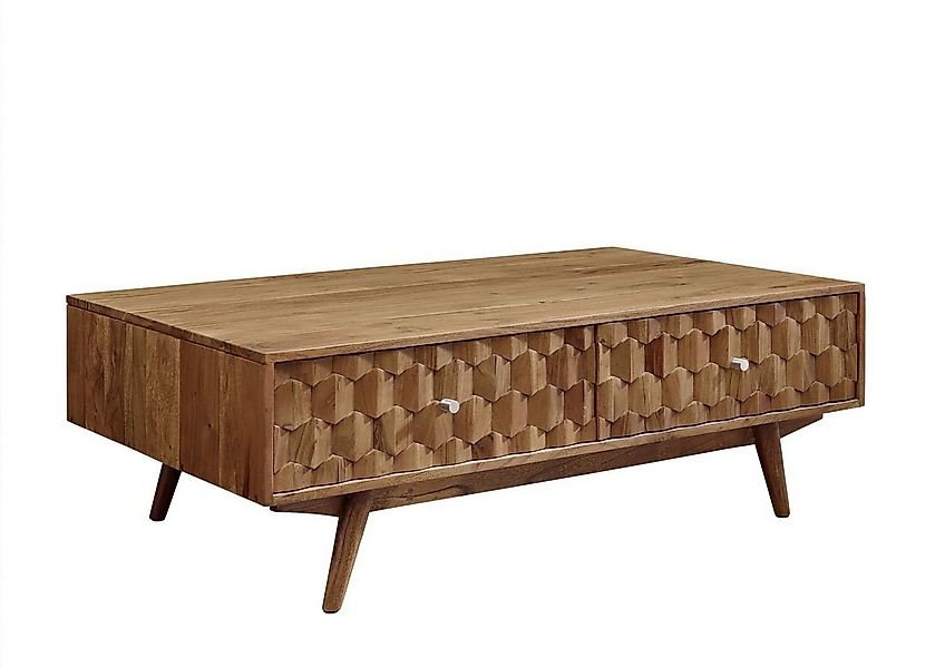 Massivmoebel24 Couchtisch MOSAYK (Massivholz, Massivholztisch), Couchtisch günstig online kaufen