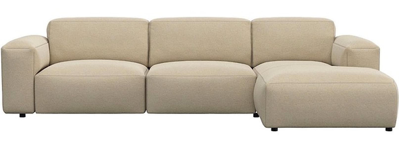 FLEXLUX Ecksofa »Lucera bequem und komfortabel durch hochwertigen Sitzaufba günstig online kaufen
