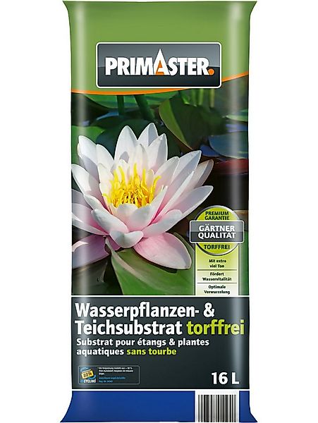 Primaster Spezialerde Primaster Wasserpflanzen-und Teicherde torffrei 16, T günstig online kaufen