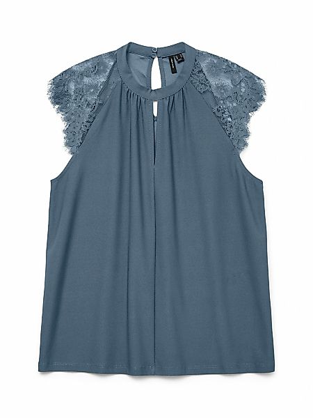 Vero Moda Spitzentop "VMMILLA SL LACE TEE" günstig online kaufen