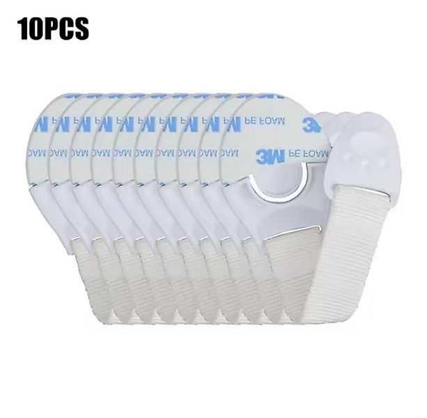 Montegoni Kindersicherung 10x Schubladenschloss Baby Schrankschloss Weiß mi günstig online kaufen