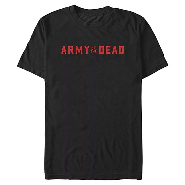 Netflix - Army Of The Dead - Logo Red - Männer T-Shirt günstig online kaufen