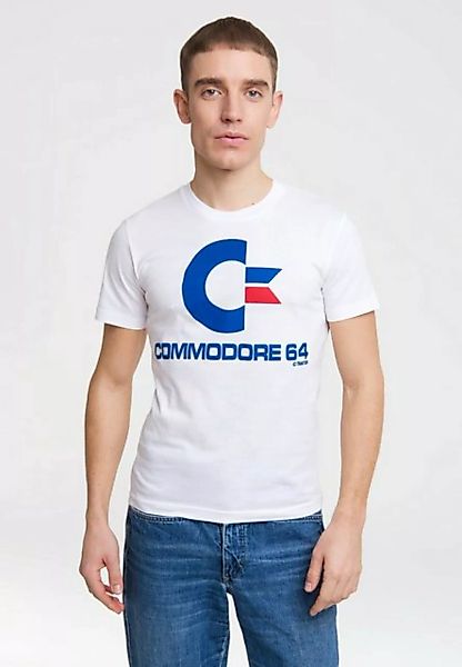 LOGOSHIRT T-Shirt Commodore C64 Logo mit Commodore-Logo günstig online kaufen