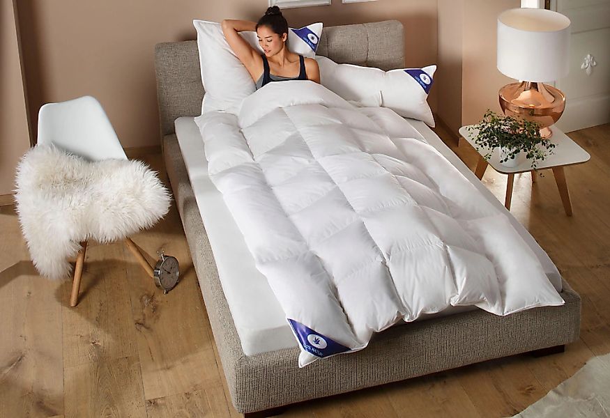 Otto Keller Daunenbettdecke + Kopfkissen "Anna" mit Körperzonensteppung günstig online kaufen