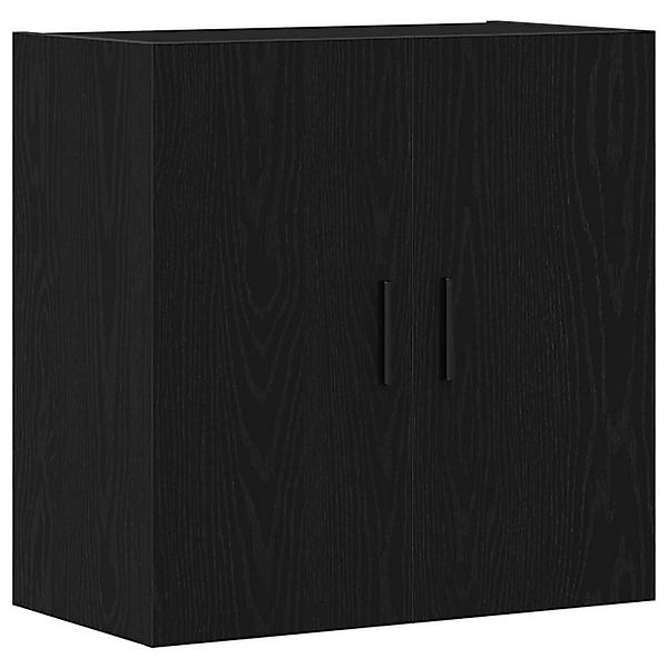 vidaXL Fächerschrank Wandschrank Schwarz Eiche 60x31x60 cm Holzwerkstoff (1 günstig online kaufen
