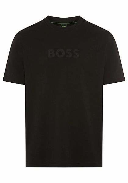 BOSS GREEN T-Shirt Rundhalsausschnitt, Regular Fit, Boss-Logodruck günstig online kaufen