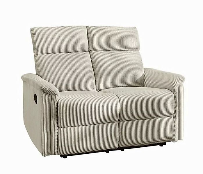 luma-home 2-Sitzer 15505, Sofa mit halbautomatischer Relaxfunktion 127 cm b günstig online kaufen