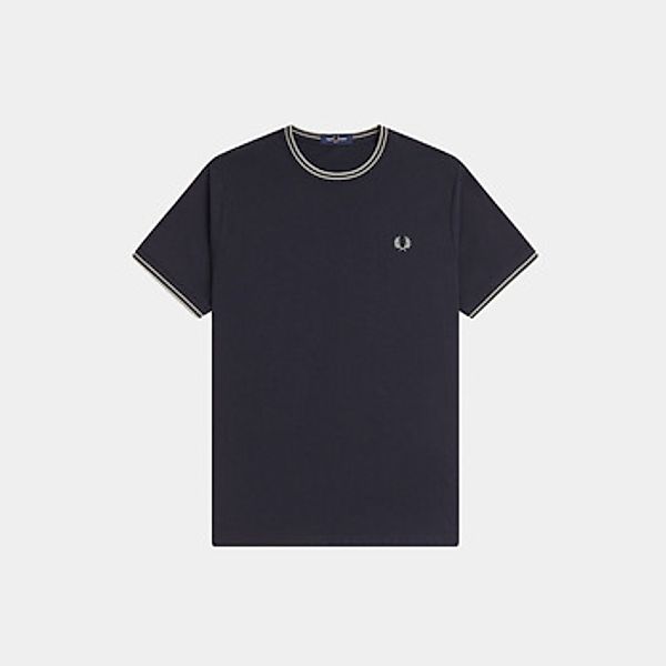 Fred Perry  T-Shirt Twin tipped t-shirt - navy seagrass günstig online kaufen