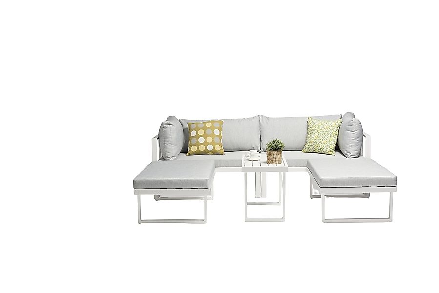 Destiny Loungeset LONG BEACH, Aluminium, variabel, günstig online kaufen