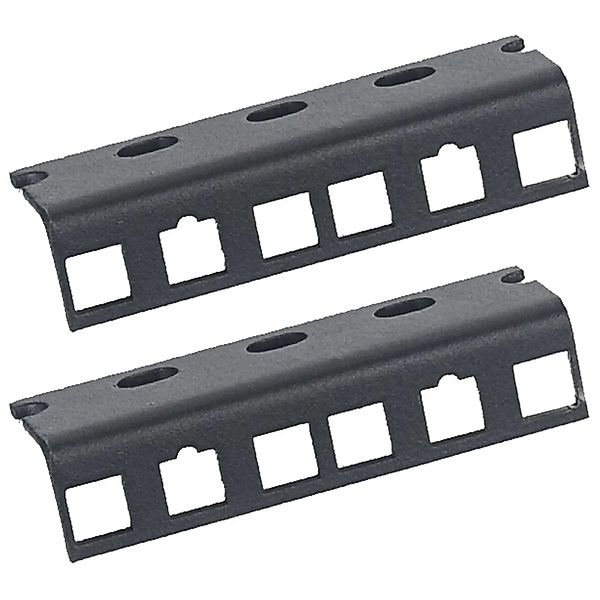 HMF 66802 Rackschiene für Serverschrank 2 Stück 10 Zoll 2 HE Schwarz günstig online kaufen