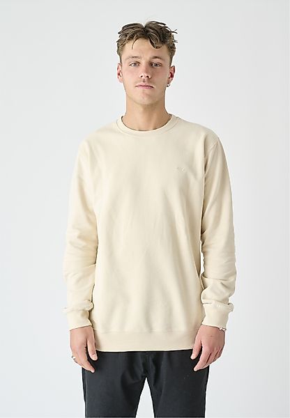 Cleptomanicx Sweatshirt "Ligull" mit kleiner Möwen-Stickerei günstig online kaufen