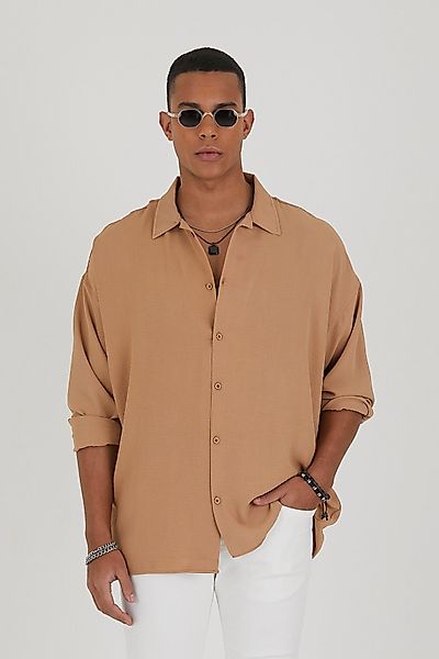 OSSY HOMER Langarmhemd Langarm Oversize Hemd günstig online kaufen