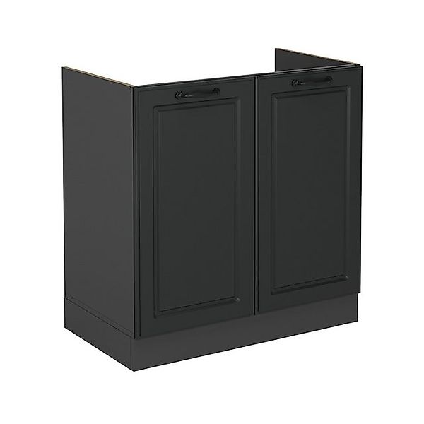 Vicco Spülenunterschrank R-Line, Anthrazit Landhaus/Anthrazit, 80 cm ohne A günstig online kaufen