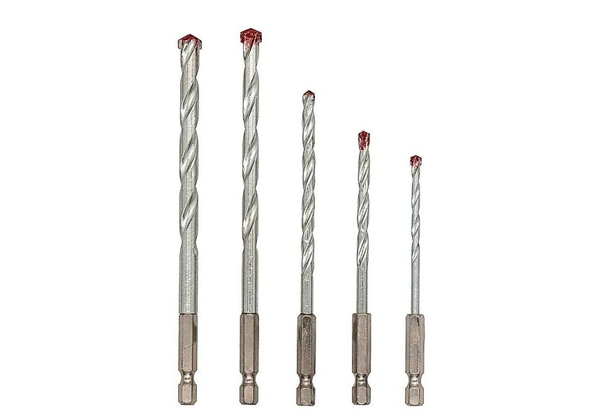 BENSON Steinbohrer Steinbohrer Spiralbohrer Bohrersatz Bit Bohrer, (5-tlg), günstig online kaufen