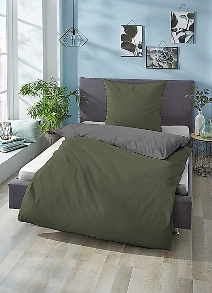 Biberna Wendebettwäsche "Alma in Gr. 135x200, 155x220 oder 200x200 cm" 3 St günstig online kaufen