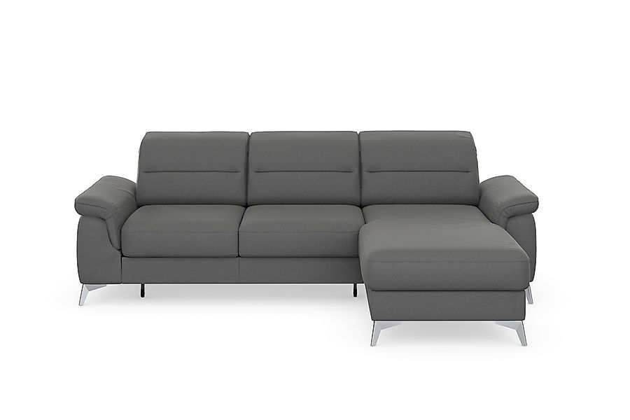 sit&more Ecksofa »Sinatra L-Form« mit Recamiere, optinal mit Kopfteilverste günstig online kaufen