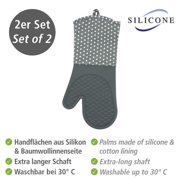 WENKO Topfhandschuhe Modell Silikon, (Set, 2-tlg), günstig online kaufen