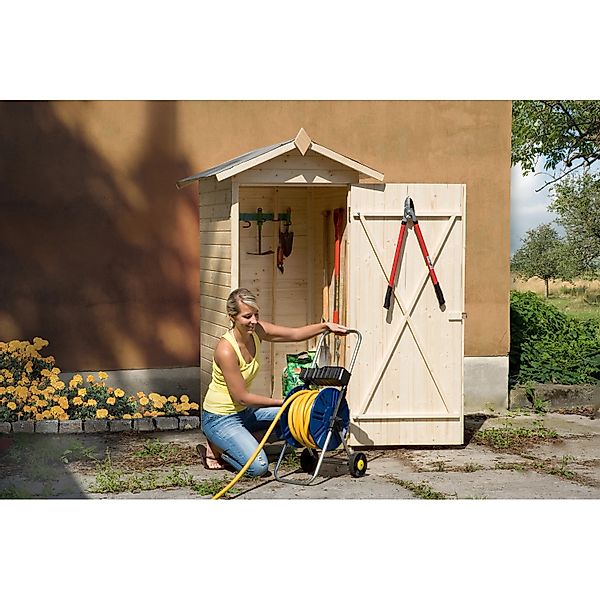 weka Geräteschrank "Garten-/Terrassenschrank 351 Gr.1", Satteldach, 14mm günstig online kaufen