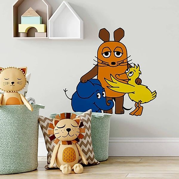 Die Maus Wandtattoo Kinderzimmer Wandbild Freunde günstig online kaufen