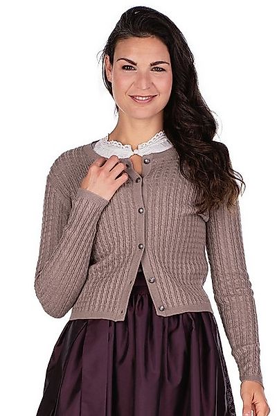 Hammerschmid Trachtenjacke Trachten Strickjacke - REIT - blau, taupe günstig online kaufen