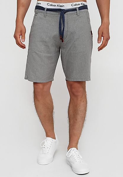 Indicode Chinoshorts Enford mit abnehmbaren, gemusterten günstig online kaufen