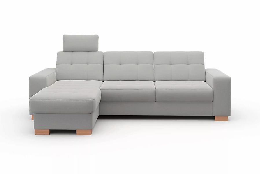 sit&more Ecksofa »Quincy L-Form«, wahlweise mit Bettfunktion und Bettkasten günstig online kaufen