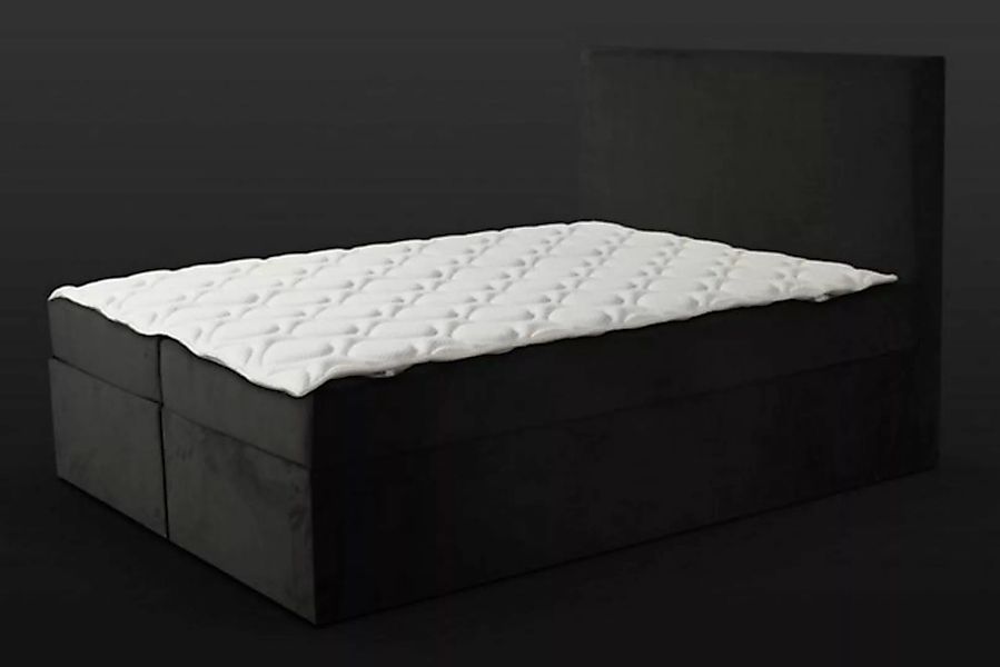 JVmoebel Bett Schwarzes Doppelbett Klassisches Schlafzimmermöbel Design (Be günstig online kaufen