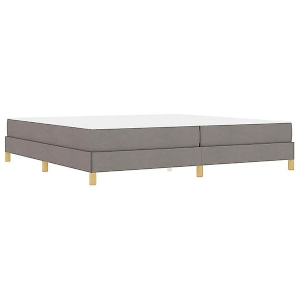 vidaXL Boxspringbett Taupe 200 x 200 cm Stoff 3398595 günstig online kaufen