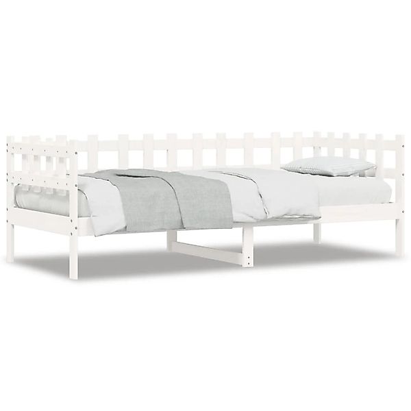 vidaXL Tagesbett Weiß 90x190 cm Massivholz Kiefer1926843 günstig online kaufen